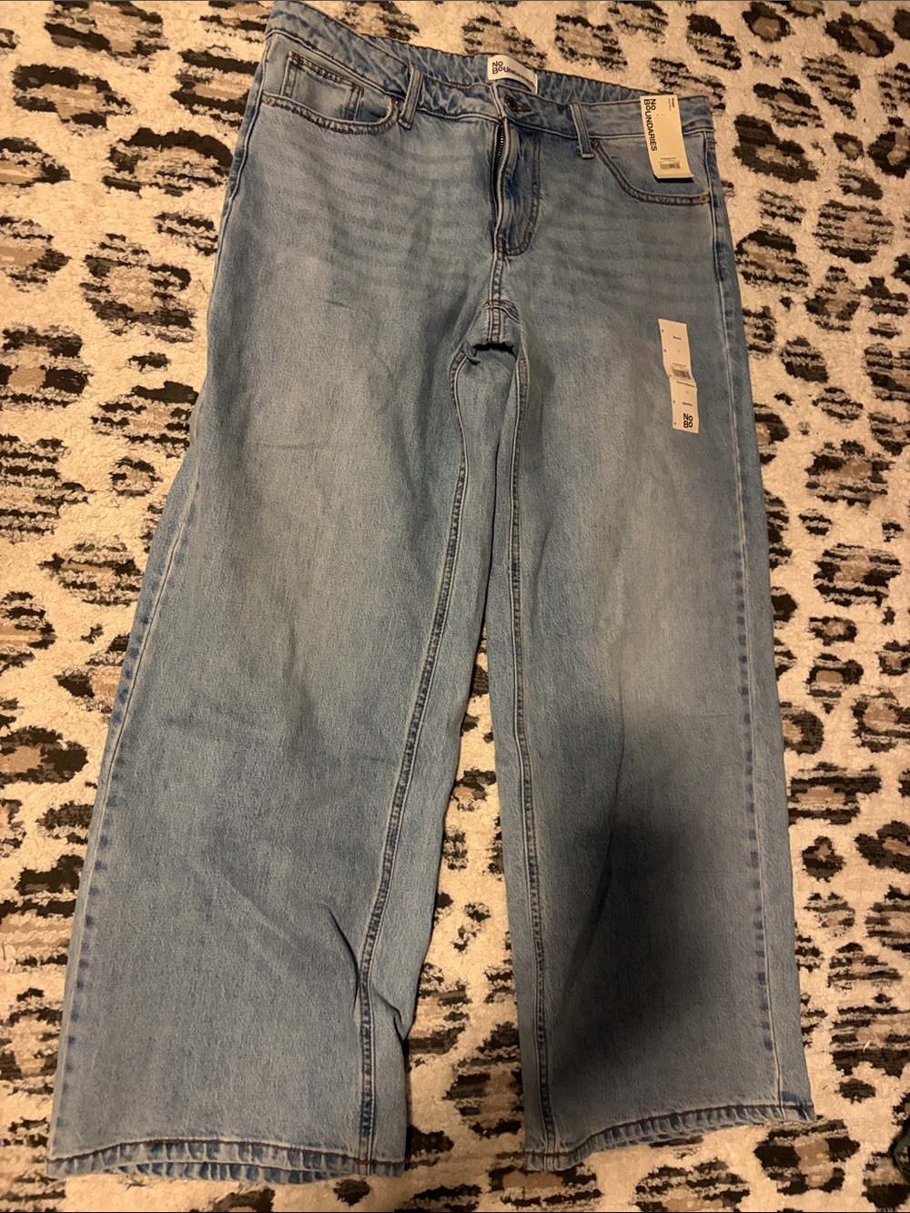No Boundaries Light Blue Wide-Leg Jeans